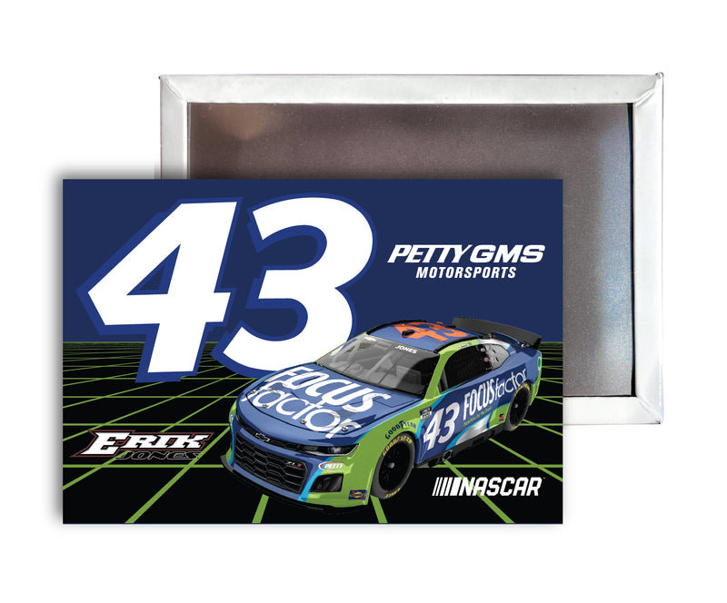 Erik Jones #43 Nascar 2.5"X3.5" Refrigerator Magnet New for 2022