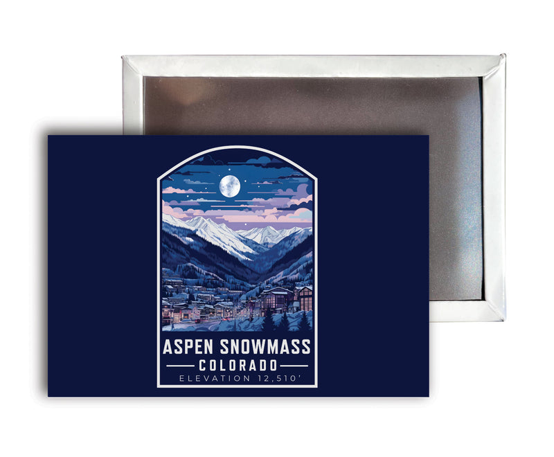 Aspen Snowmass Colorado C Souvenir Durable & Vibrant Decor Fridge Magnet 2.5"X3.5"