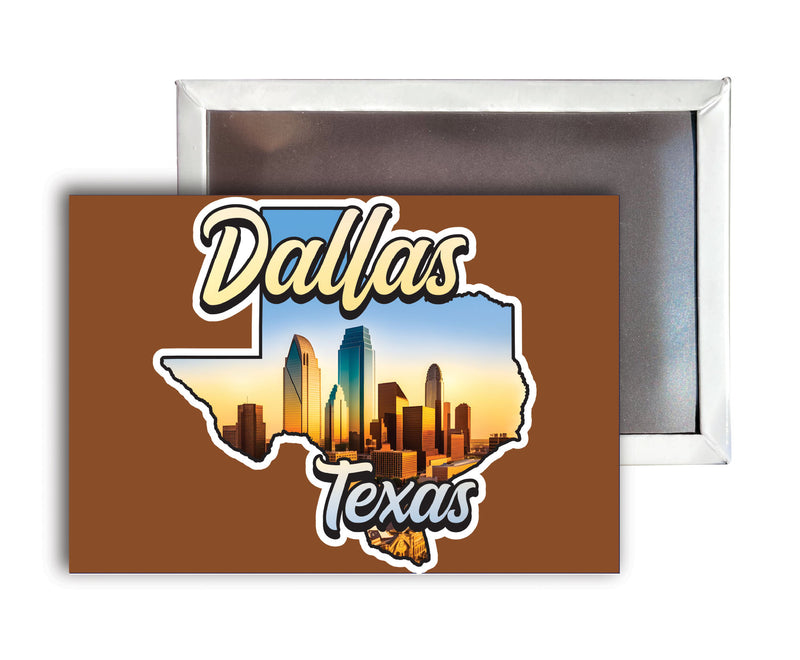 Dallas Texas A Souvenir Durable & Vibrant Decor Fridge Magnet 2.5"X3.5"