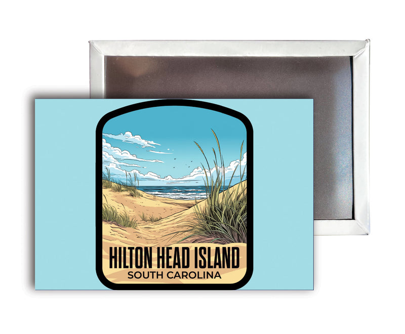 Hilton Head Island A Souvenir Durable & Vibrant Decor Fridge Magnet 2.5"X3.5"