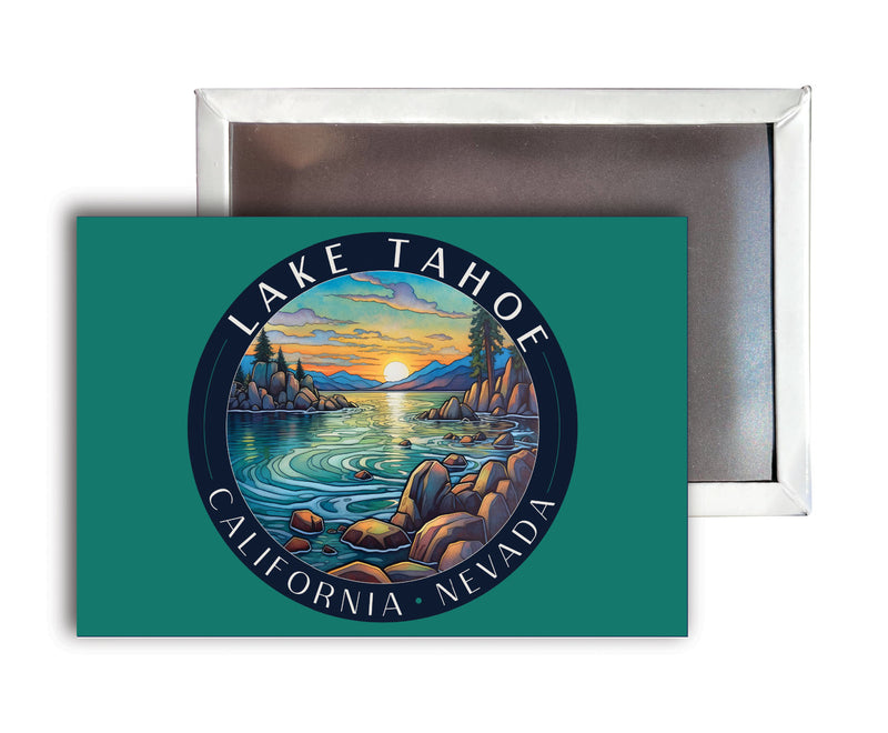 Lake Tahoe California C Souvenir Durable & Vibrant Decor Fridge Magnet 2.5"X3.5"