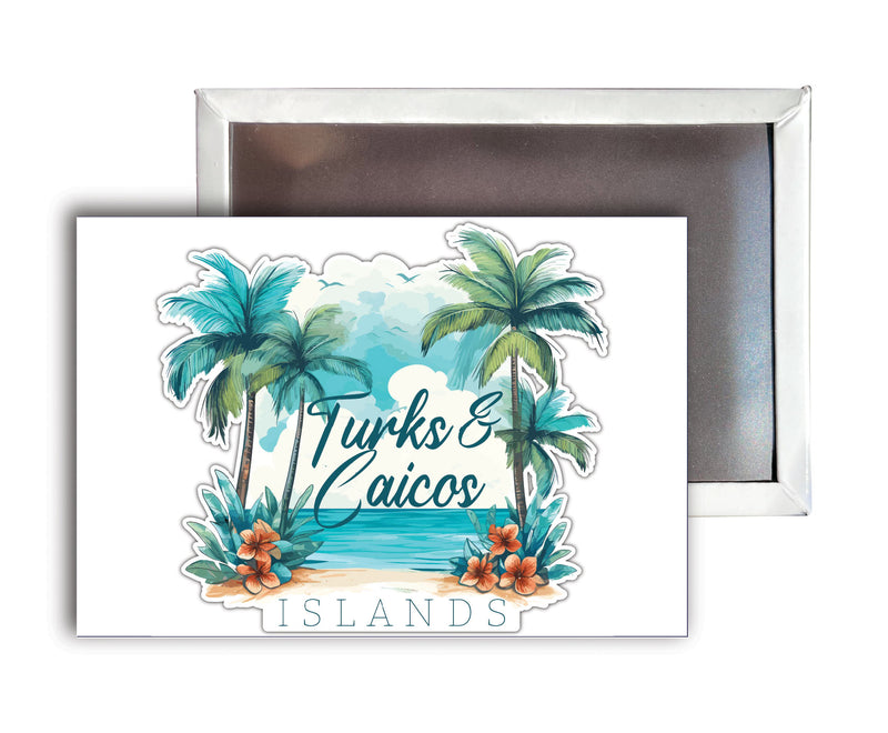 Turks And Caicos C Souvenir Durable & Vibrant Decor Fridge Magnet 2.5"X3.5"