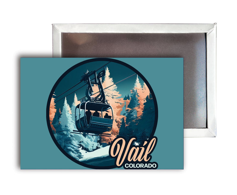 Vail Colorado C Souvenir Durable & Vibrant Decor Fridge Magnet 2.5"X3.5"