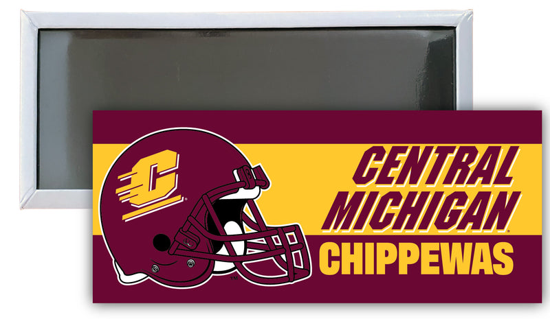 Central Michigan University 4.75 x 2-Inch NCAA Vibrant Collegiate Fridge Magnet - Multi-Surface Team Pride Accessory Single Unit