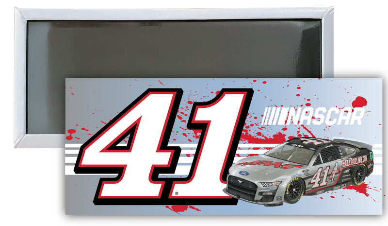 Nascar #41 Cole Custer 4.75 x 2-Inch Fridge Magnet