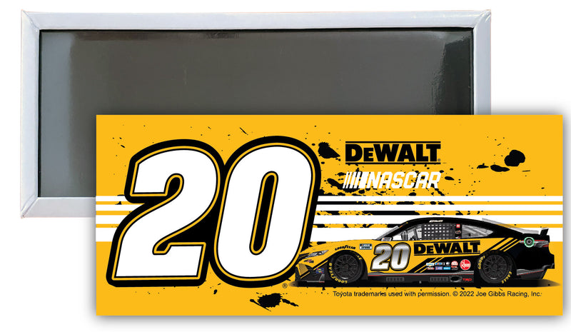 Nascar #20 Christopher Bell 4.75 x 2-Inch Fridge Magnet