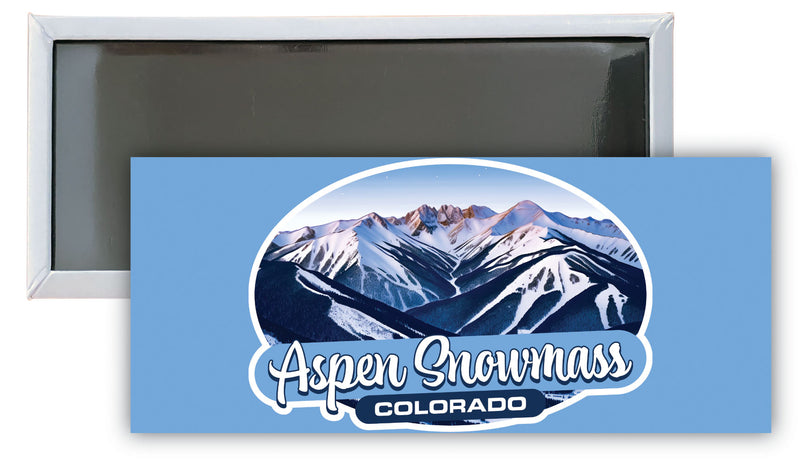 Aspen Snowmass Colorado A Souvenir Durable & Vibrant Decor Fridge Magnet 4.75 x 2 Inch
