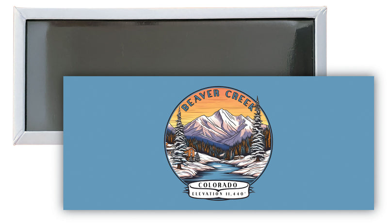 Beaver Creek Colorado A Souvenir Durable & Vibrant Decor Fridge Magnet 4.75 x 2 Inch