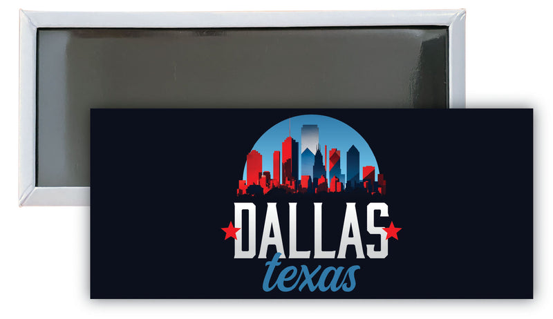 Dallas Texas B Souvenir Durable & Vibrant Decor Fridge Magnet 4.75 x 2 Inch