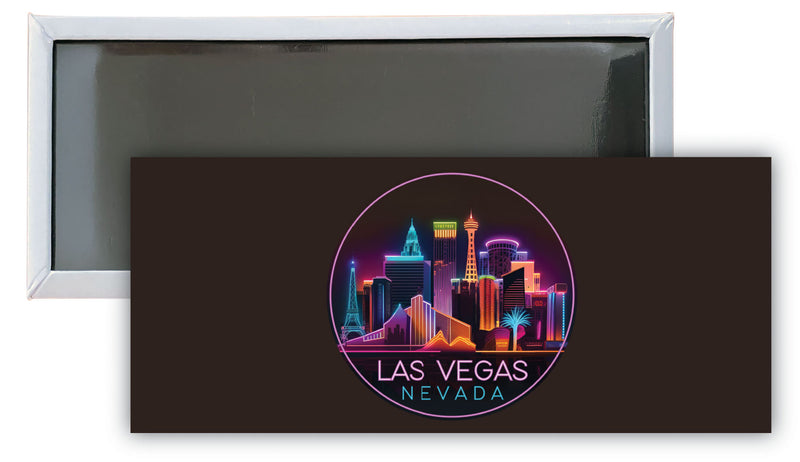 Las Vegas Nevada E Souvenir Durable & Vibrant Decor Fridge Magnet 4.75 x 2 Inch