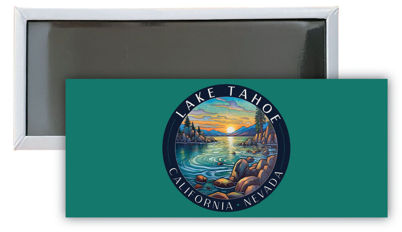 Lake Tahoe California C Souvenir Durable & Vibrant Decor Fridge Magnet 4.75 x 2 Inch