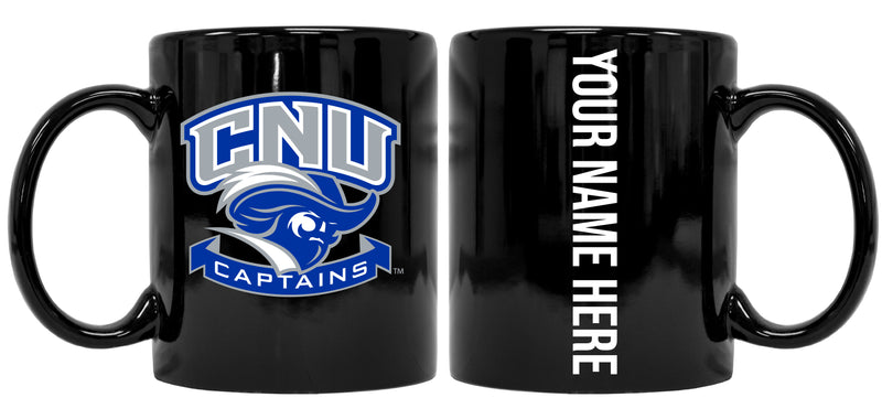 Personalized Christopher Newport Captains 8 oz Ceramic NCAA Mug with Your Name