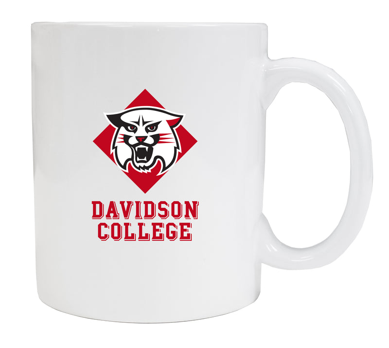 Davidson College White Ceramic NCAA Fan Mug (White)
