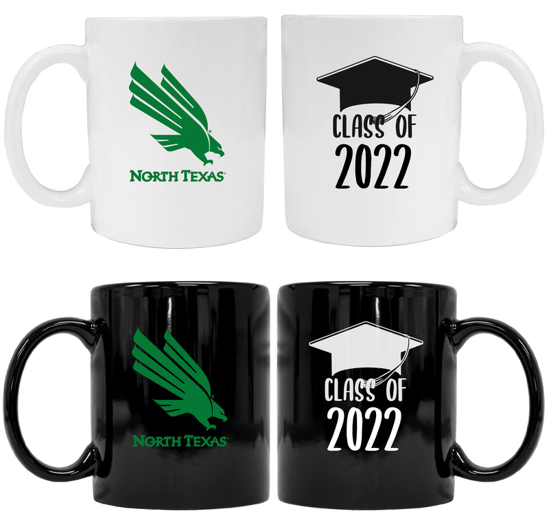 North Texas Grad Ceramic Coffee Mug White