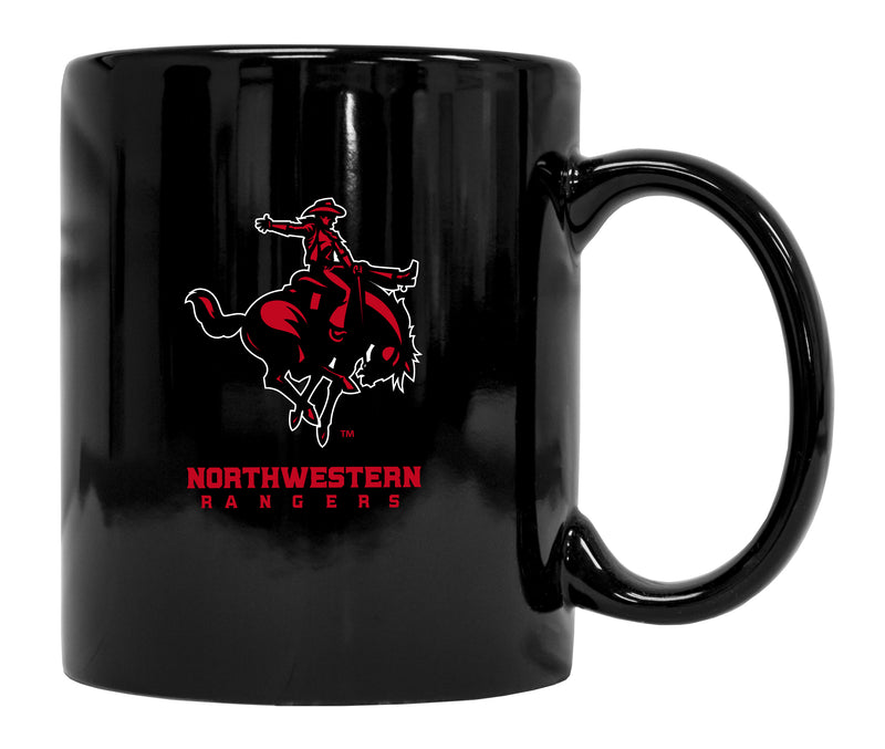 Northwestern Oklahoma State University Black Ceramic NCAA Fan Mug 2-Pack (Black)