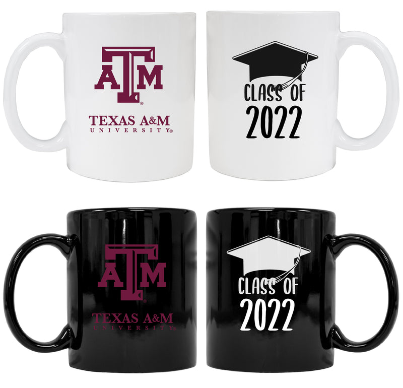 Texas A&M Aggies Grad Ceramic Coffee Mug Black