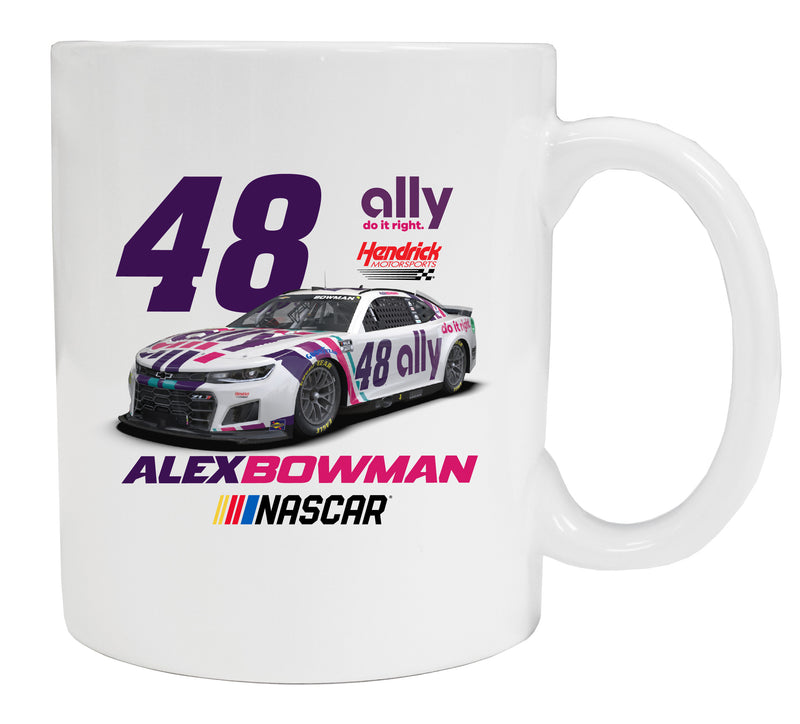 #48 Alex Bowman Ceramic Coffee Mug