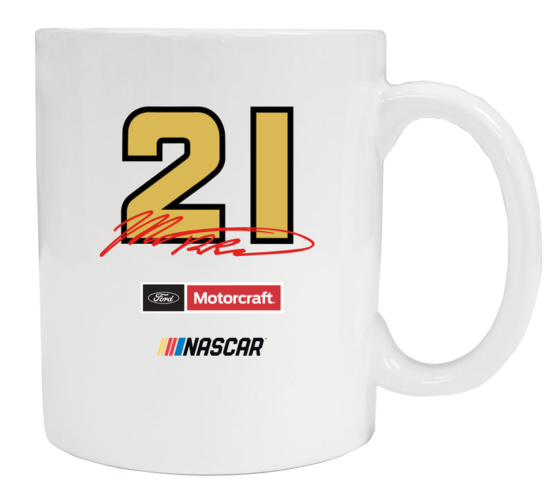 Matt DiBenedetto #21 Ceramic White Mug New for 2020 (White).
