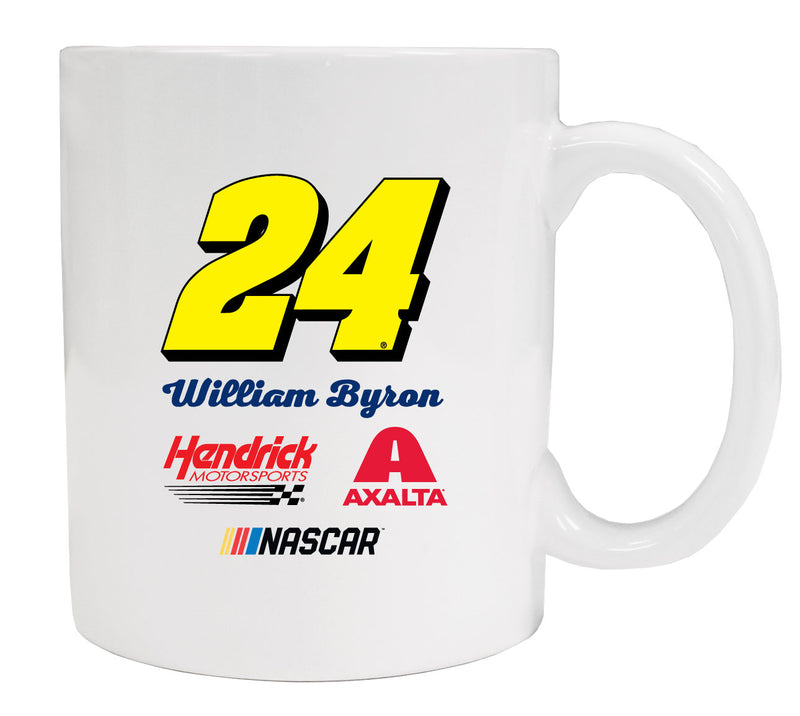 William Byron #24 Ceramic White Mug New for 2020 (White).