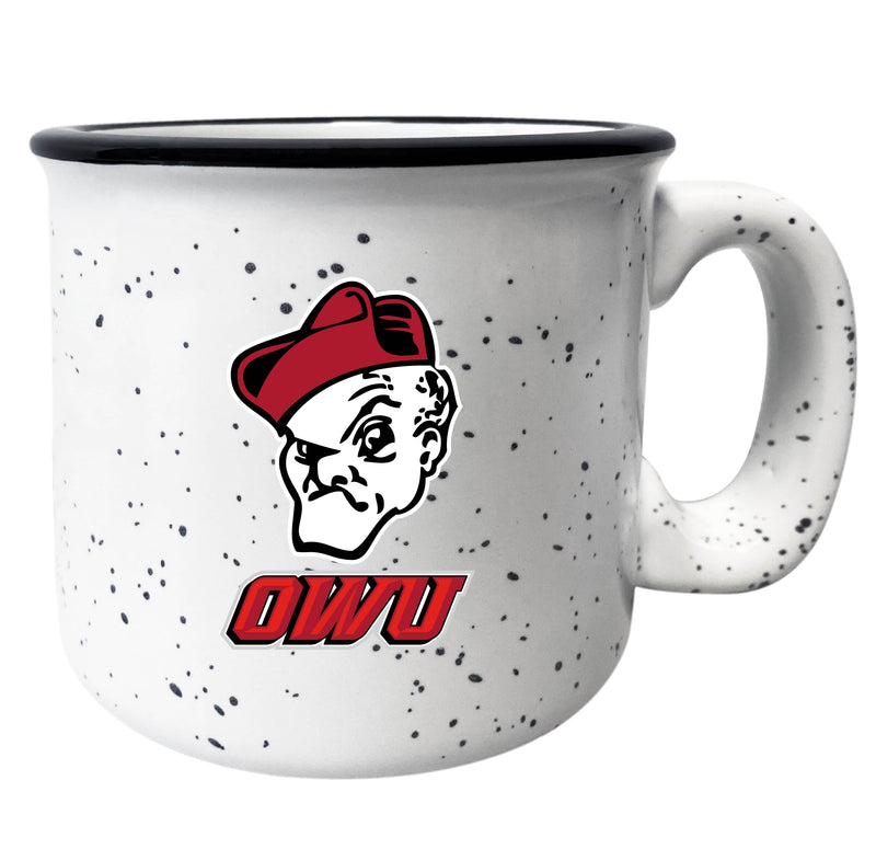 Ohio Wesleyan University Speckled Ceramic Camper Coffee Mug - Choose Your Color