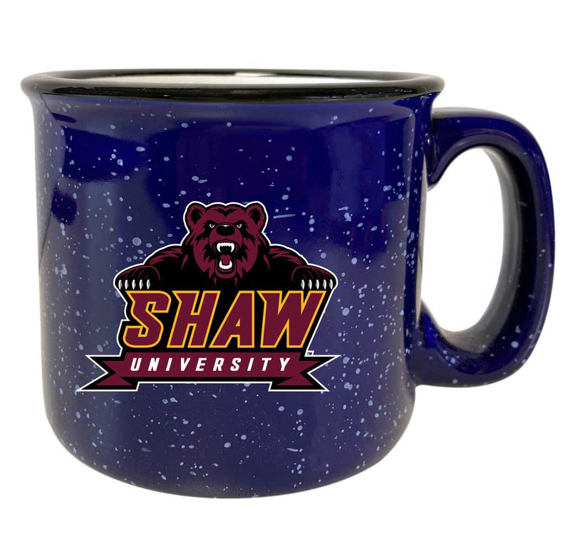 Shaw University Bears Speckled Ceramic Camper Coffee Mug - Choose Your Color