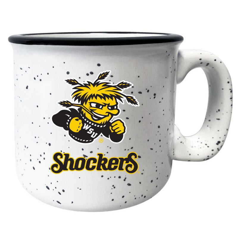 Wichita State Shockers Speckled Ceramic Camper Coffee Mug - Choose Your Color