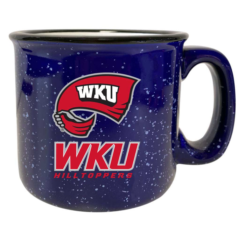 Western Kentucky Hilltoppers Speckled Ceramic Camper Coffee Mug - Choose Your Color