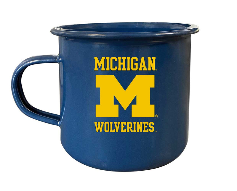 Michigan Wolverines NCAA Tin Camper Coffee Mug - Choose Your Color