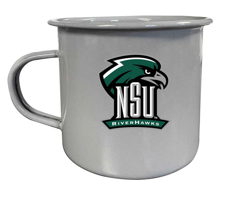 Northeastern State University Riverhawks NCAA Tin Camper Coffee Mug - Choose Your Color