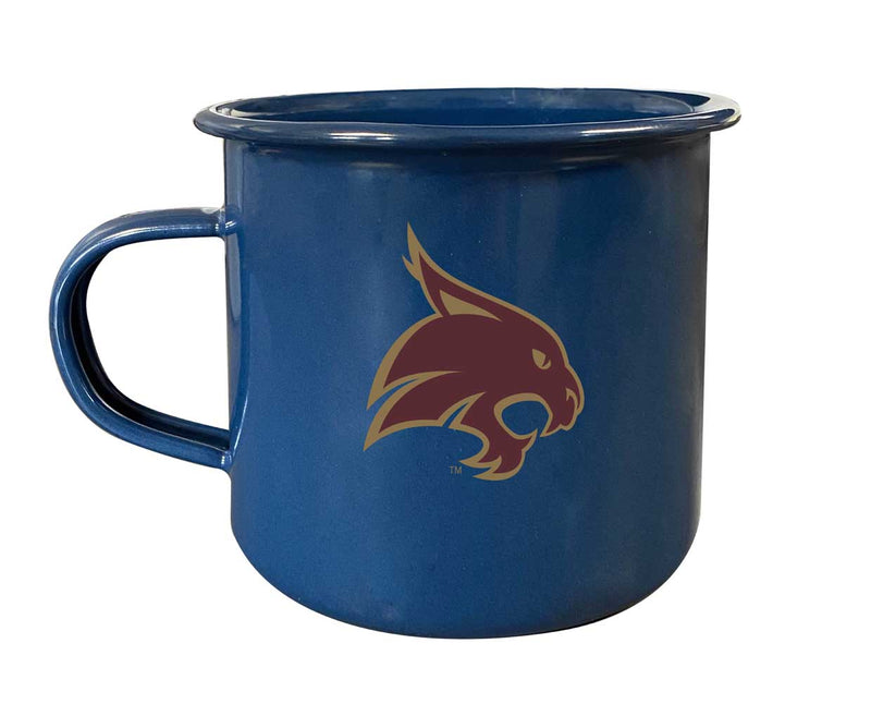 Texas State Bobcats NCAA Tin Camper Coffee Mug - Choose Your Color