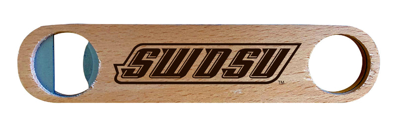 Southwestern Oklahoma State University NCAA Elegant Laser-Etched Wooden Bottle Opener - Collegiate Bar Accessory
