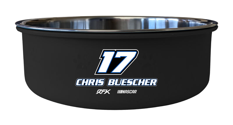 #17 Chris Buescher Officially Licensed 5x2.25 Pet Bowl