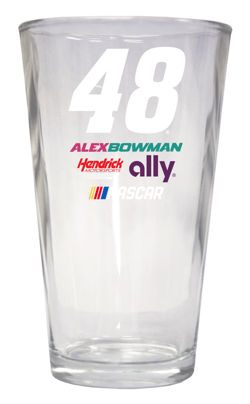 Alex Bowman #48 NASCAR Pint Glass