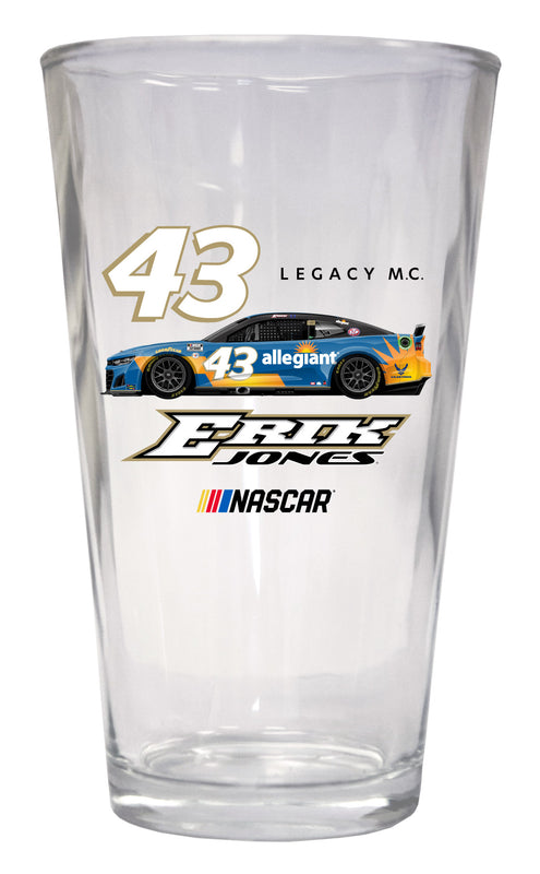 #43 Erik Jones NASCAR Pint Glass