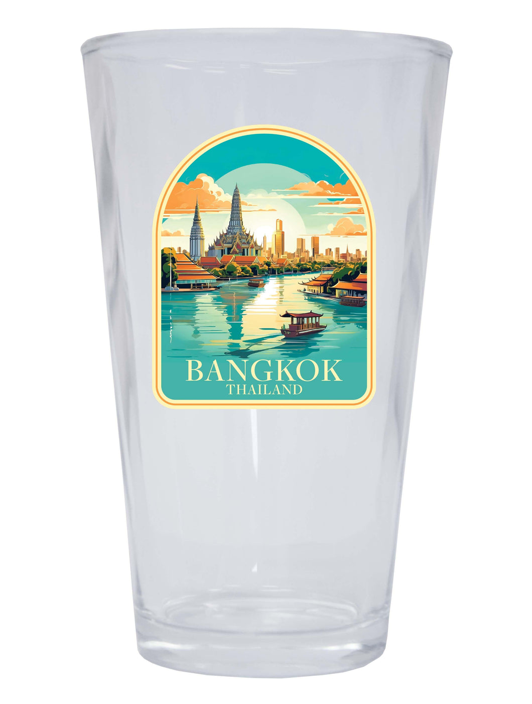 Bangkok Thailand A Souvenir 16 oz Pint Glass