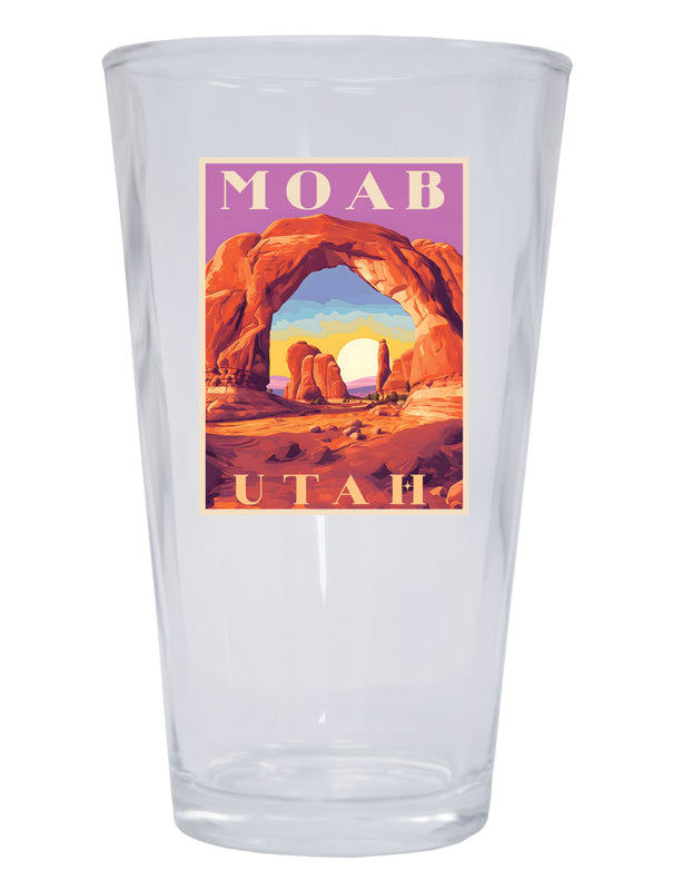 Moab Utah Souvenir 16 oz Pint Glass