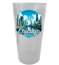 Load image into Gallery viewer, Chicago Illinois A Souvenir Plastic 16 oz pint
