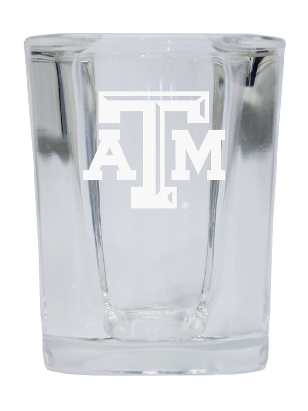 Texas A&M Aggies NCAA Collector's Edition 2oz Square Shot Glass - Laser Etched Logo
