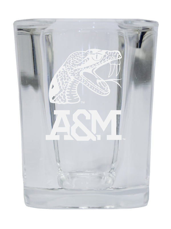 Florida A&M Rattlers NCAA Collector's Edition 2oz Square Shot Glass - Laser Etched Logo