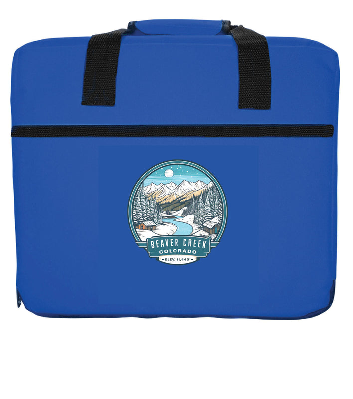 Beaver Creek Colorado Design B Souvenir Destination Seat Cushion