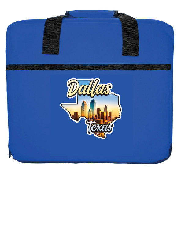 Dallas Texas Design A Souvenir Destination Seat Cushion