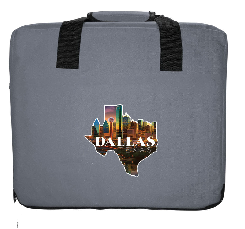 Dallas Texas Design C Souvenir Destination Seat Cushion