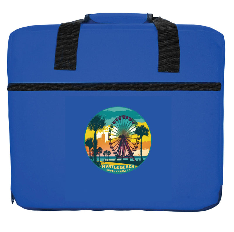 Myrtle Beach South Carolina Souvenir Destination Seat Cushion