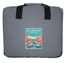 Load image into Gallery viewer, Nassau  the Bahamas Design B Souvenir Destination Seat Cushion
