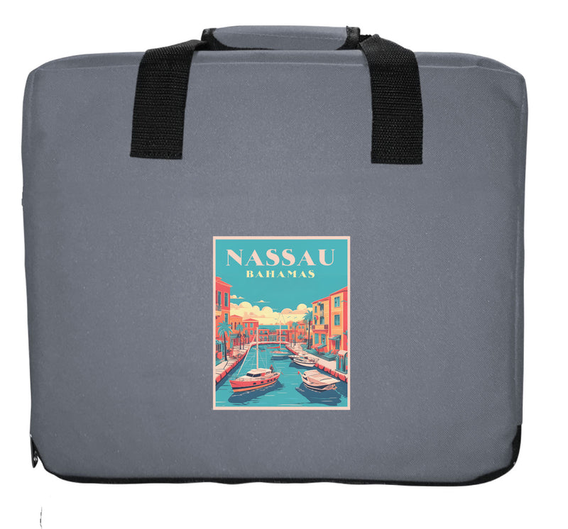 Nassau the Bahamas Design B Souvenir Destination Seat Cushion