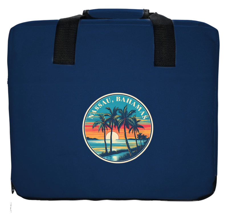 Nassau the Bahamas Design D Souvenir Destination Seat Cushion