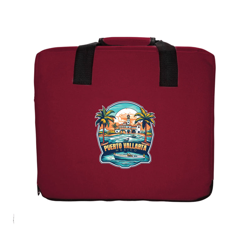 Puerto Vallarta Mexico Design A Souvenir Destination Seat Cushion