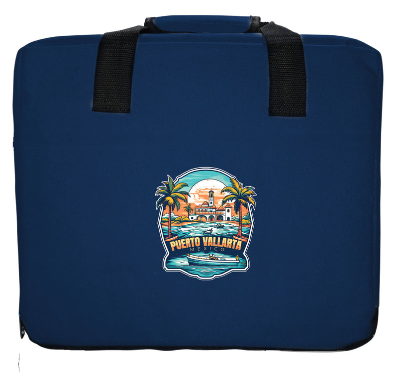 Puerto Vallarta Mexico Design A Souvenir Destination Seat Cushion