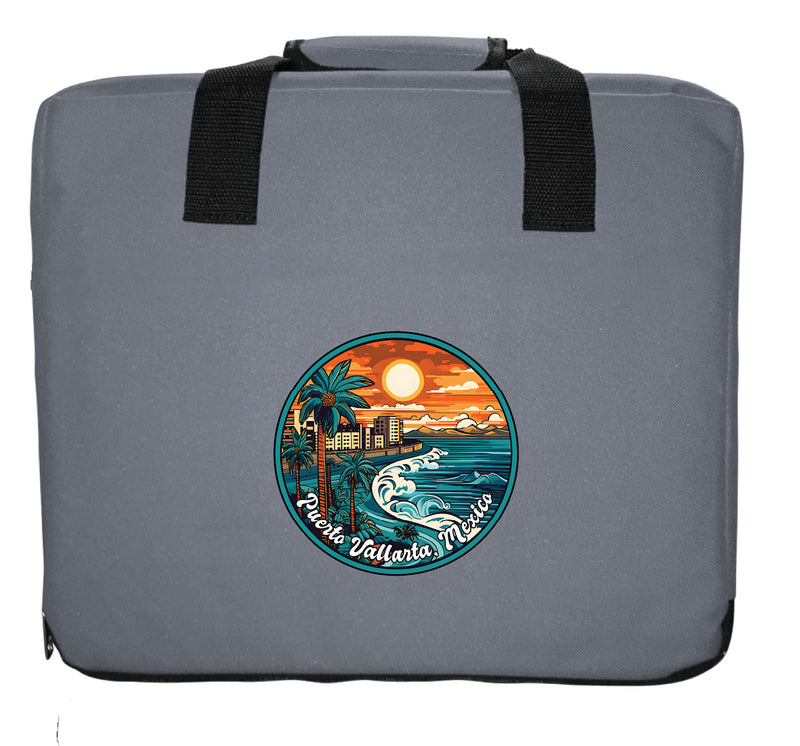 Puerto Vallarta Mexico Design B Souvenir Destination Seat Cushion