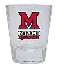 Load image into Gallery viewer, Miami University of Ohio NCAA Legacy Edition 2oz Round Base Shot Glass Clear
